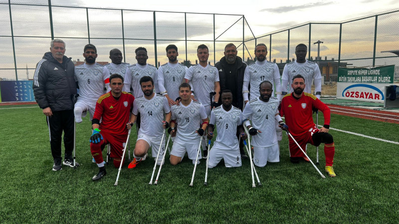 ŞAHİNBEY AMPUTE FUTBOL TAKIMI’NDAN FARKLI SKOR: 5-0