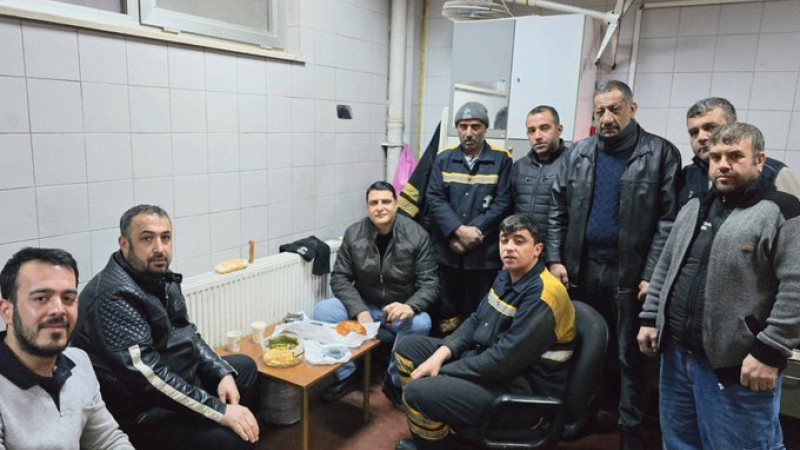 Başkan Yılmaz işçilerle buluştu