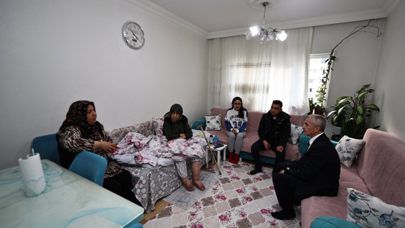 BAŞKAN TAHMAZOĞLU’NDAN ÇAT KAPI ZİYARET