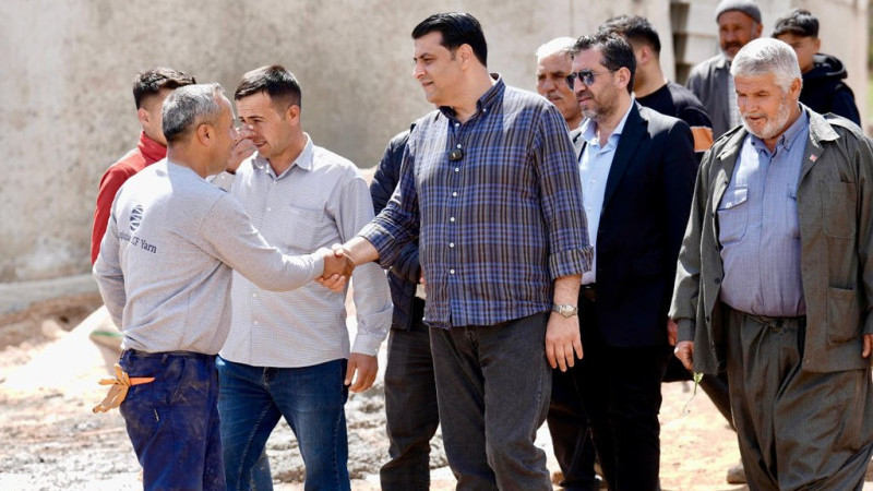 Başkan Yılmaz, köy ziyaretlerinde vatandaşlarla bayramlaştı