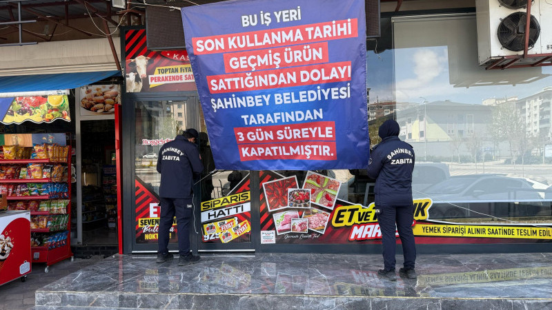 ŞAHİNBEY BELEDİYESİ TARİHİ GEÇMİŞ ÜRÜN SATAN İŞ YERLERİNE GÖZ AÇTIRMIYOR