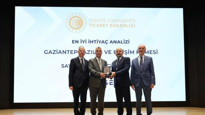 TİCARET BAKANLIĞI’NDAN GSO’YA ÖDÜL