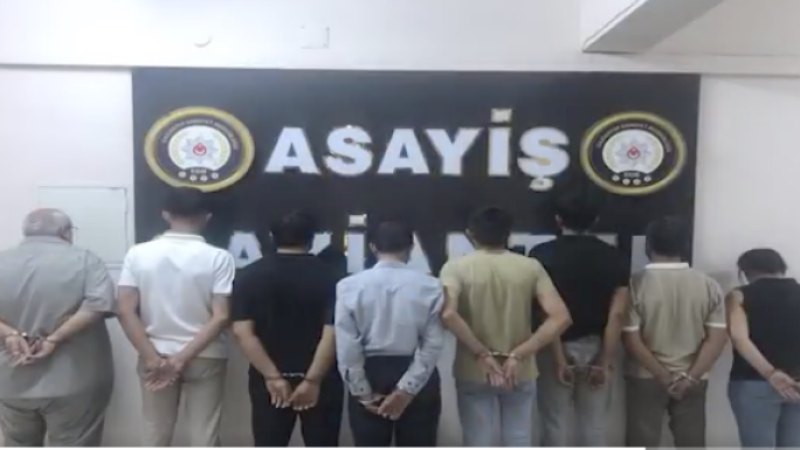 Tehdit ve kurşunlama çetesine darbe