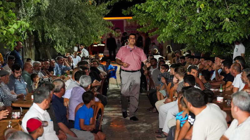 YILMAZ'IN GÖKSUNCUK ZİYARETİ MİTİNGE DÖNÜŞTÜ