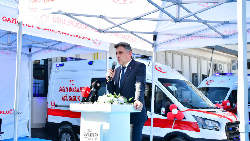 Gaziantep’e 16 yeni ambulans