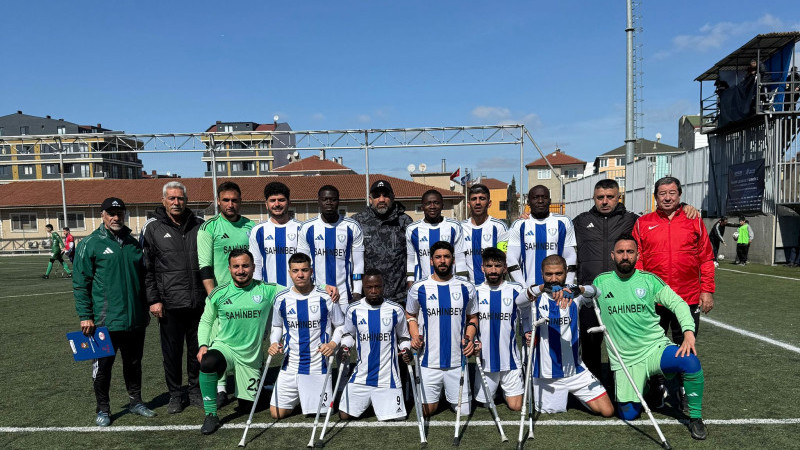 ŞAHİNBEY AMPUTE DEPLASMANDAN GALİBİYETLE DÖNDÜ: 4-0