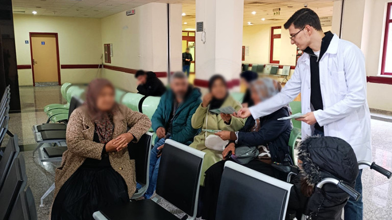 GAÜN Hastanesi’nde sağlıkta şiddete dikkat çekildi