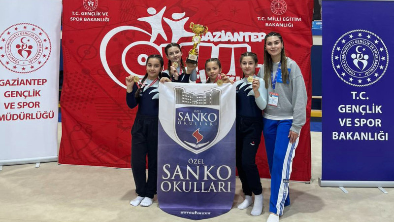 SANKO OKULLARI ÖĞRENCİLERİNİN JİMNASTİK BAŞARISI