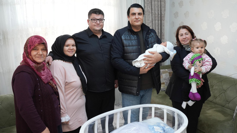 BAŞKAN YILMAZ’DAN UMUT BEBEĞE ZİYARET