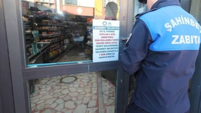 Şahinbey’de 686 iş yeri denetlendi: 22 iş yeri mühürlendi