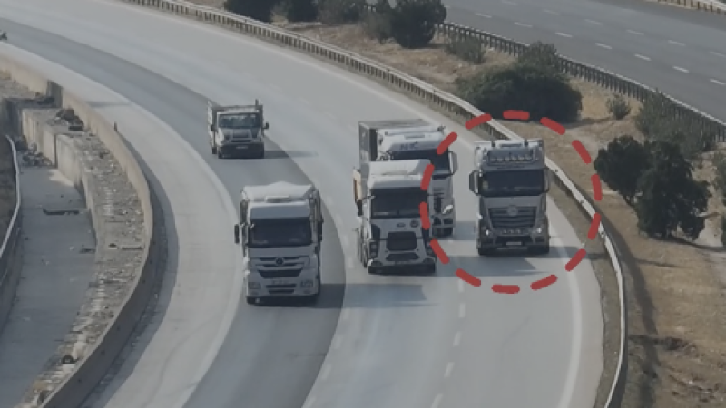 Drone destekli trafik denetimi