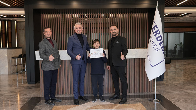 Erdem Koleji öğrencisinden büyük başarı
