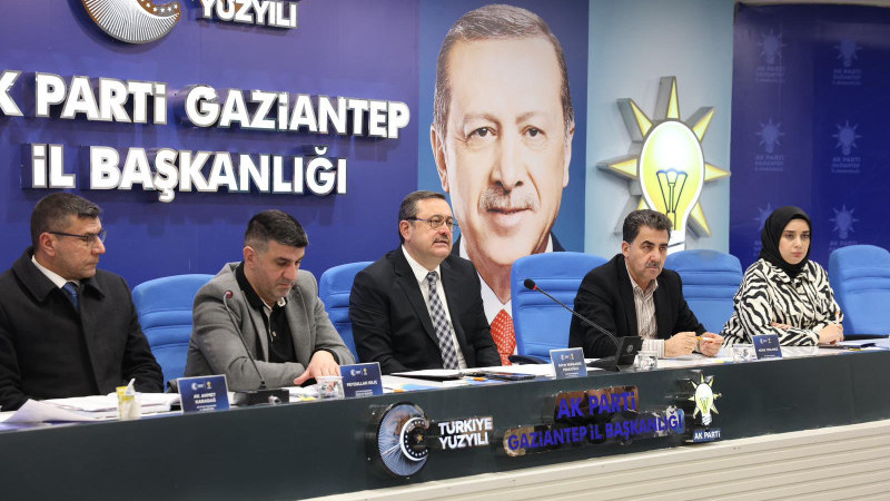 AK Parti Gaziantep’te haftalık toplantı