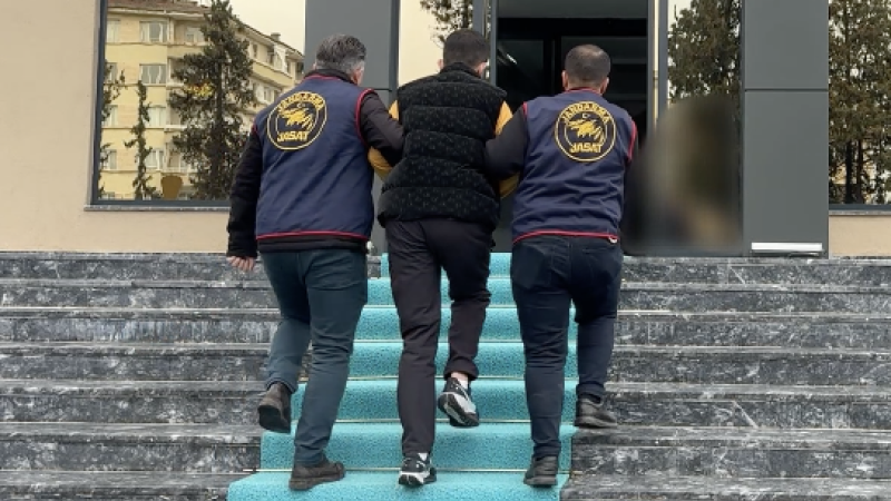 Saklandığı adreste yakalandı