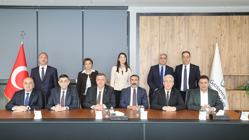 GAZİANTEP ODA VE BORSALARI ORTAK İSTİŞARE TOPLANTISINDA BULUŞTU