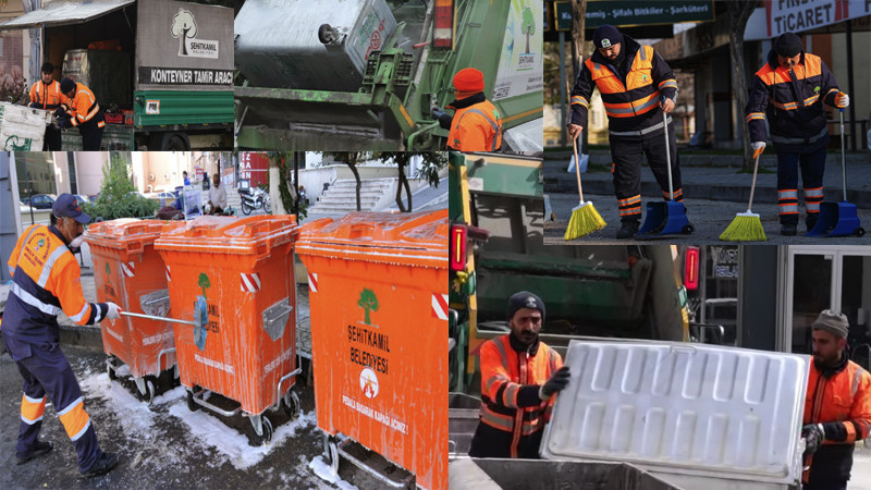 Şehitkamil’de temizlik çalışmaları tam not aldı